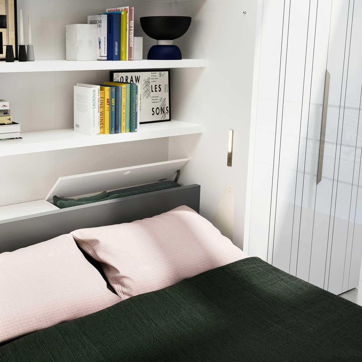 Opklapbed Penolope Bureau BedHabits 3